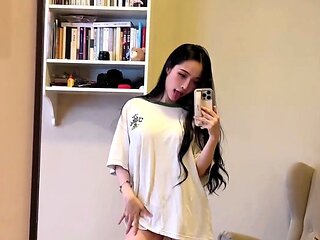 Curly Blonde Teen Records Solo Dildo Masturbation More at