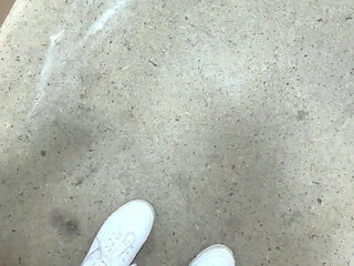 Walking in Sports Shoes