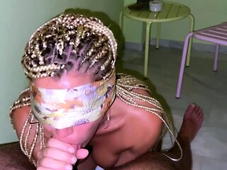 Homemade amateur blonde blowjob