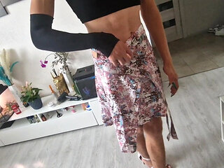 Fucked a hot Sissy slut in stilettos without a condom in the ass !