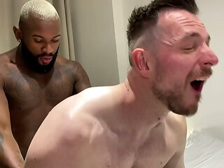 A Beautiful Brazilian dude fucks a big ass gringo - Miguel Baiano and Dr Freaking