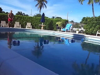 SWIMMING IN POOL