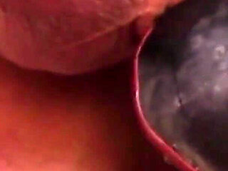 A very close view of a great blowjob action with lot of spits and huge oral creampie