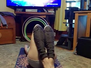 Busty brunette solo masturbation