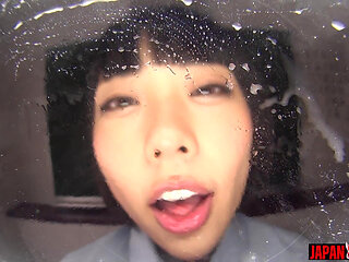 Face-lick Idol POV - Yua Nanami Smears Her Tongue Against the Lens, Thick Spit Trailing as She Pins You in Place with Her Eyes