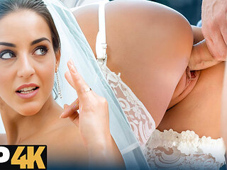 BRIDE4K. She gave her tight pussy to a freaky gardener