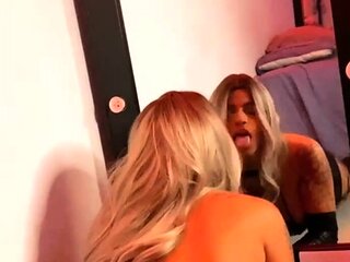 Blonde amateur MILF pov toys fingering shaved cunt