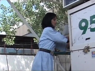 Sexy big boobs blonde anal penetrated in the bedroom...cum in mouth