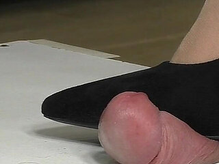 Amazing Cockcrushing with High Heels