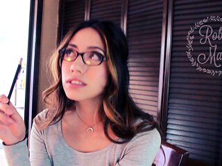 Kinky moist taco brunette anal toy play during masturbating