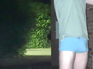 Restrained Him Outside Half Naked