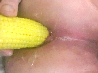 I love corn in me as much as I love cock in me