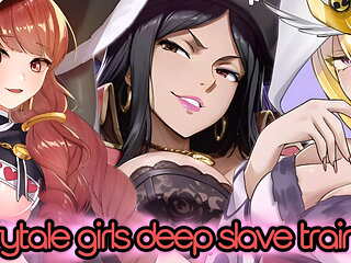 Endure Fairytale girls' deep and cruel slave training (Dildo JOI)