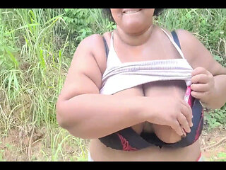 Showing off in the Street and Displaying My Pussy and Ass