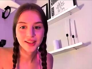 Small tits shemale gets banged in bed