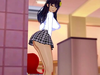 Latina San horny brunette masturbates - Latina-San