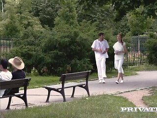 Nicole Love debuts in an anal threesome with Dominica Phoenix