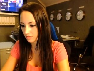 Naughty Teen Secretary on Webcam