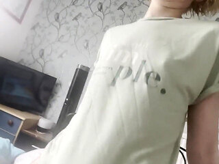 Blond Girlfriend Riding My Cock