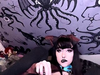 Stacked brunette goes solo toys and masturbation