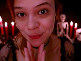 Petite amateur redheaded teen pisses and sucks cock