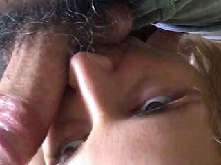 Blonde teen Kiara Knight hot POV blowjob and fucking on cam