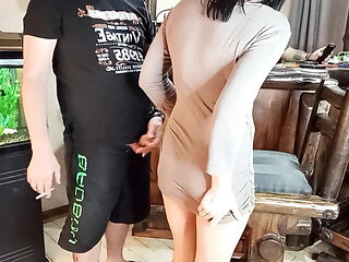 Naughty Girl MysticBella Gives Bigjoefuckalott A Hot Handjob & Doggy Style Fuck - Amateur Homemade Sex