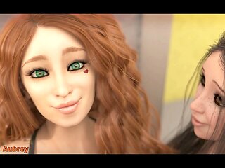 Cosplay fuck, helping, hentai fuck