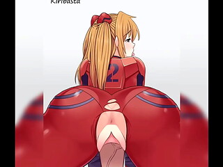 Asuka Reverse Cowgirl POV Hentai