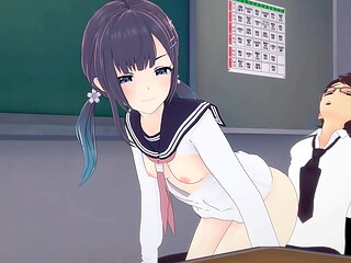 Hentai Animation College student after class