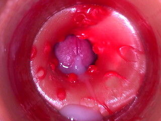 Camera in Vagina, Cervix POV, &quot_Creampie&quot_ 4k