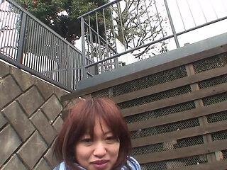 Japanese MILF shivers and squeals with pleasure