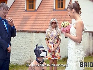 Blonde Bride With Natural Tits Enjoyed A Good Fuck On Her Kinky Wedding