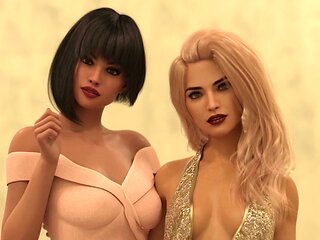 Get ready to have fun with two sexy hotties in a public dance session