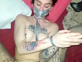 Lexi begged to be bound and fucked to please her duct tape fetish.