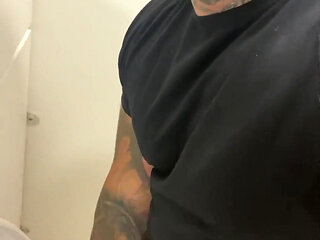 Bathroom Piss and Jerk