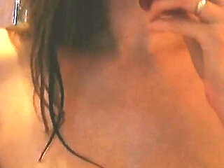 Sexy Amateur Scene-2_slim Brunette with Small Tits Babe Fucking with Her Dildo on the Floor