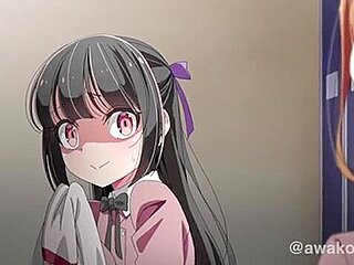 They masturbate in their gym clothes and then get naked and have sex.