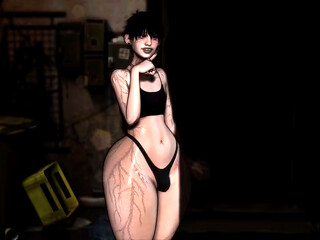 Femboy Caught in alley - SecondLife
