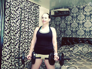 105 weight liftings repeats for biceps challenge!