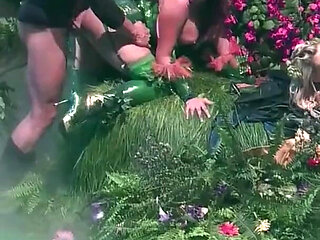 Sexy Forest Creatures Appear Out of Nowhere for a Mega Fuck!