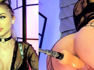 Blonde Dual Cam View by Her Fuck Machine
