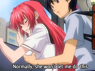 Busty Anime Stepsister Fucked in Public Train - Hentai Creampie