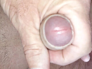 Wanking the dick nicely