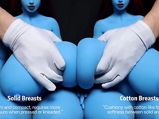 TPE Mini Sex Doll Breast Comparison