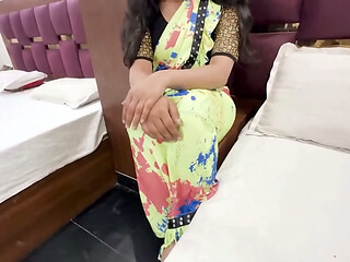 Indian Desi Bhabhi got her husband out of the house and she got him fucked in Hindi audio