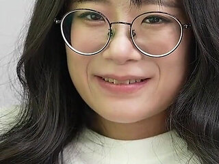 Glasses Girl's White Socks