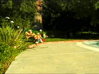 Big Boobed Blonde MILFs Stuffing Each Other's Ass Outdoors