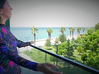 A Slutty Student Expertly Serves Three Studs - She Gets Fucked in the Pussy and Mouth by Two Dicks at the Same Time