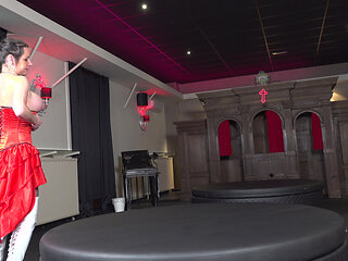 Banging Bare: German Slut Xenia Vs 30 Horny Man